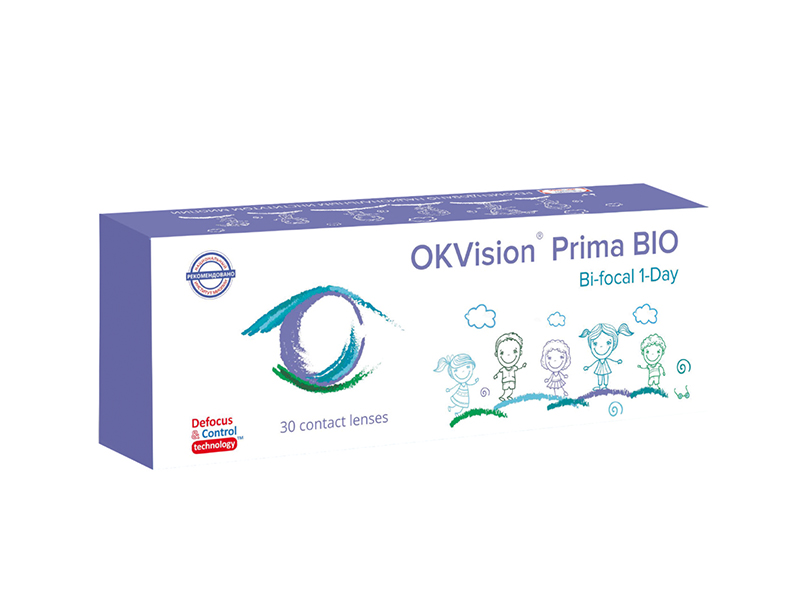 Детские линзы OKVision PRIMA BIO Bi-focal design 1-Day