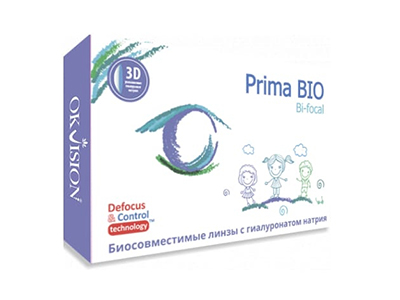 Детские линзы OKVision PRIMA BIO Bi-focal design